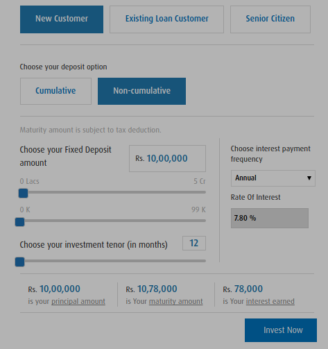 Finding All Tax Liabilities Using A Fixed Deposit Calculator Fixed 